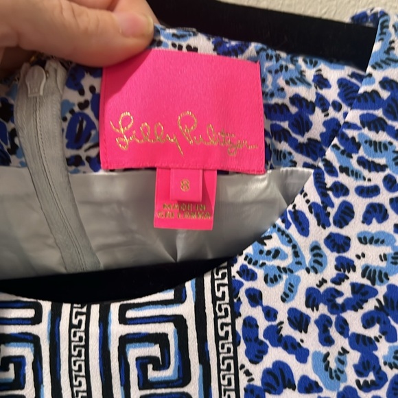 EUC Lilly Pulitzer Blanca Stretch Romper Size 8 - Picture 3 of 5